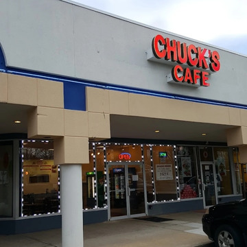 Chuck's Cafe serving Buffalo wings, cheesesteaks, and burgers in Hamilton Township, NJ